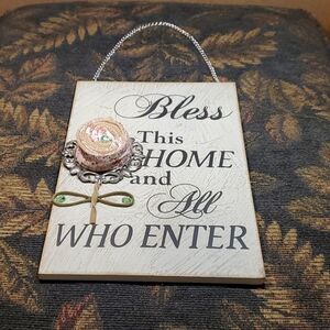 Bless This Home and All Who Enter Wall Hanging
